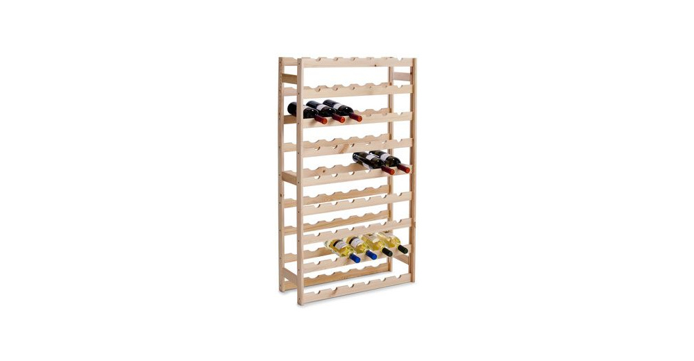 Сталажа за вино 54 парчиња Zeller 13165 67,5 x 25 x 118 cm :: Технополис