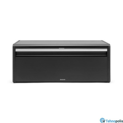 Кутија за леб Brabantia Fall Front, Matt Black