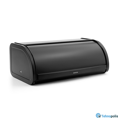 Кутија за леб Brabantia Roll Top, Matt Black