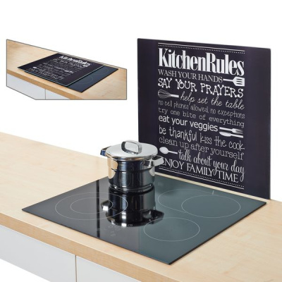 Поклопец за шпорет Zeller 26310 kitchen rules 56 x 50 cm