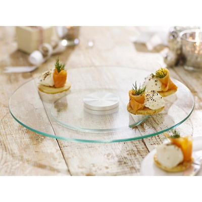 Стаклена подлога за сервирање EH 170423350 (101001040) 30cm
