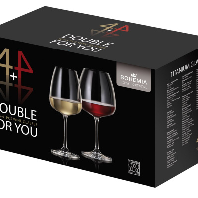 Сет Bohemia Double for You Fascino (4x480ml+4x680ml)
