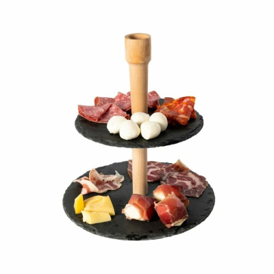 Сет за сервирање од камен Gusto Casa 635710 h28 cm x 25 cm