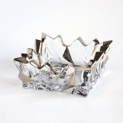 Пепелник од кристал Bohemia 1845 Glacier 13x13cm