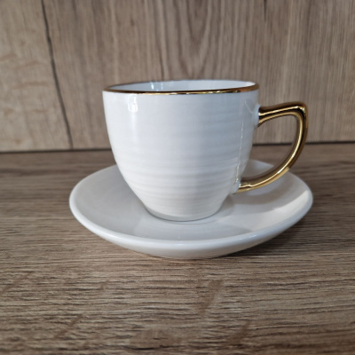 Сет 6 шолји за еспресо 80S-WH  100ml