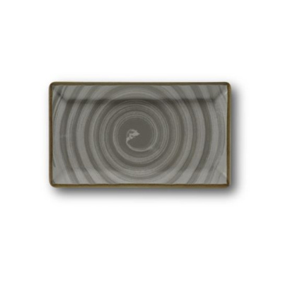 Чинија сервер Saturnia Vortex Grey Kimi 29 x 17,5 cm 24524#ZVOR03