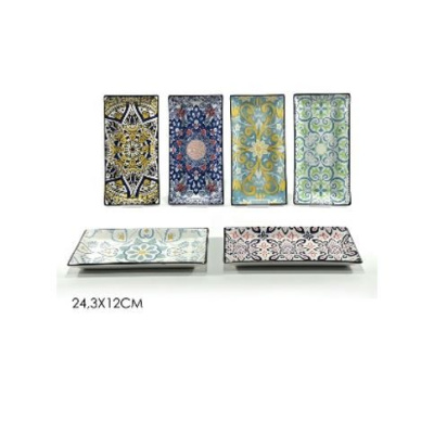 Подлога за сервирање порцелан Gusto Casa 532289 24x12cm