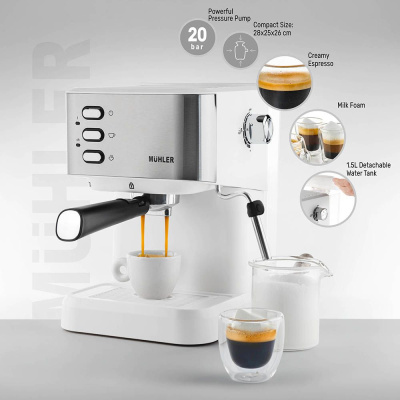 Еспресо машина MUHLER MCM-1588 20 бар