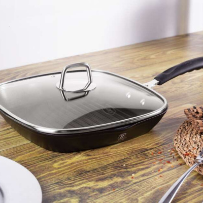 Грил тава со капак Berlinger Haus BH-6130 28cm black professional line