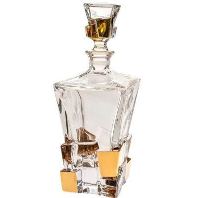 Бокал за виски Bohemia Crack Gold 900ml