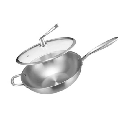 Вок со капак инокс Davoly 42814 34cm