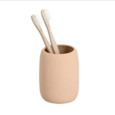 Сад за четки за заби Zeller 18995 almond керамика f8.4x10.8cm