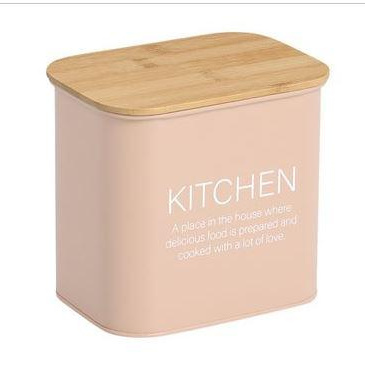 Кутија за храна Zeller 19407 17x13x16cm kitchen almond