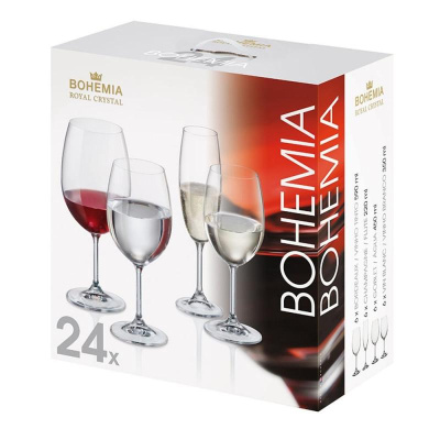 Bohemia Cristallin сет 24 парчиња