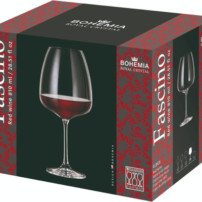Сет 6 чаши за вино Bohemia Fascino 1SI99 810ml