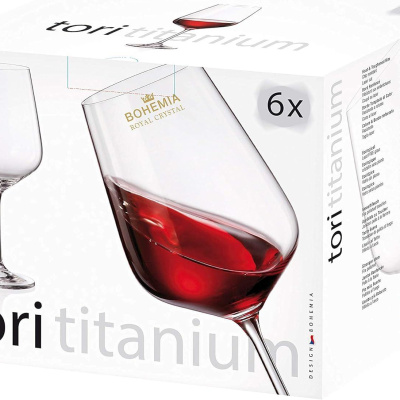 Сет 6 чаши за вино Bohemia Tori 850 ml