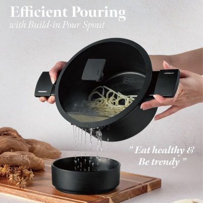 Тенџере Berlinger Haus BH-8189 28cm matte black