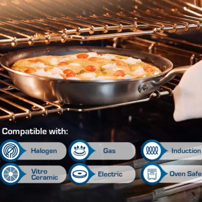 Тава од нерѓосувачки челик A-6344 24cm