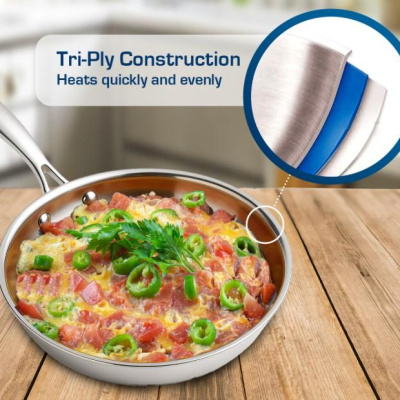 Тава од нерѓосувачки челик A-6159 28cm