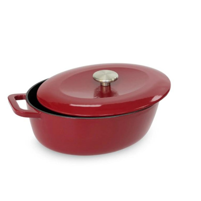 Сад за печење со капак Luigi Ferrero Opera FR-3810 38.8x24x11cm, 5.4L, eмајлиран гус