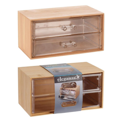 Организер за шминки (18,5x11,5x9,3cm) ELEGANZA Naturale  EHCY4655770