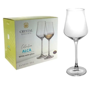 Сет 6 чаши за вино Bohemia Alca 310ml