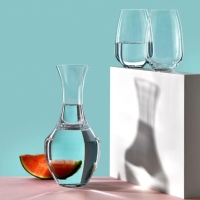 Сет бокал и 2 чаши за вода Bohemia Giselle