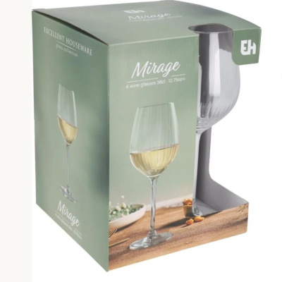 Сет 4 чаши за вино EH CC7001780 380ml