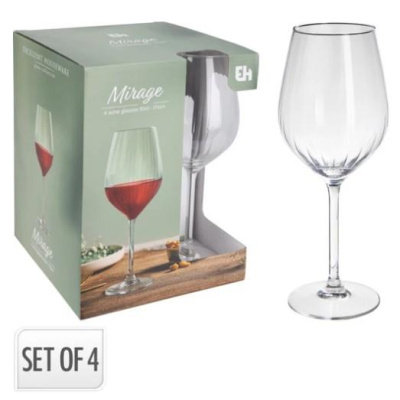 Сет 4 чаши за вино EH CC7001790 510ml
