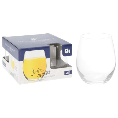 Сет 4 чаши за сок EH CC7001850 390ml