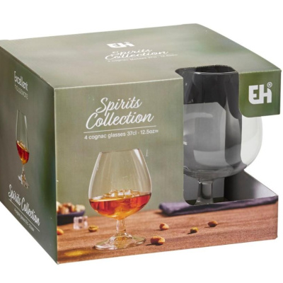 Сет 4 чаши за коњак EH CC7001980 370ml
