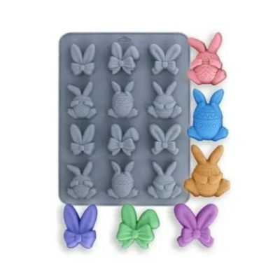 Силиконска модла зајче 12/1 оrt1397