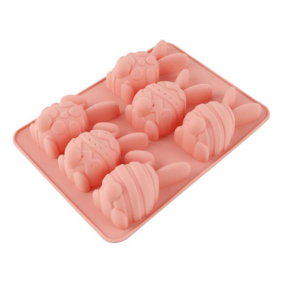 Силиконска модла зајче 6/1 оrt1398